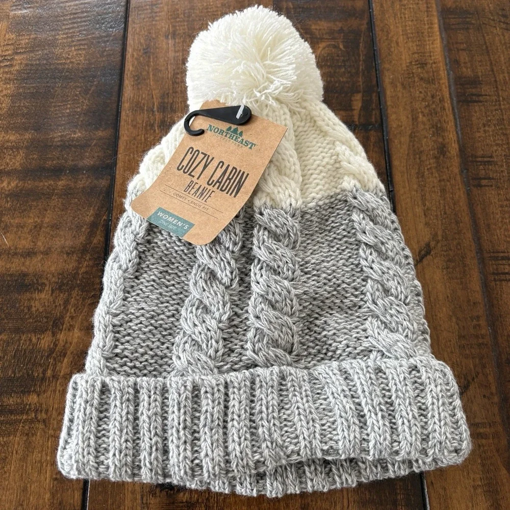 Lot Of 4‎ Northeast Outfitters Beanie Women's One Size Cozy Cabin Snug Fit NEW